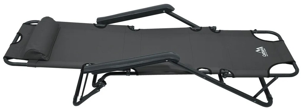 Cattara 13513 Összecsukható nyugágy Comfort,antracit, 155 x 61 cm