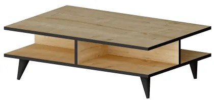 DIAMOND dohányzóasztal barna/fekete színben