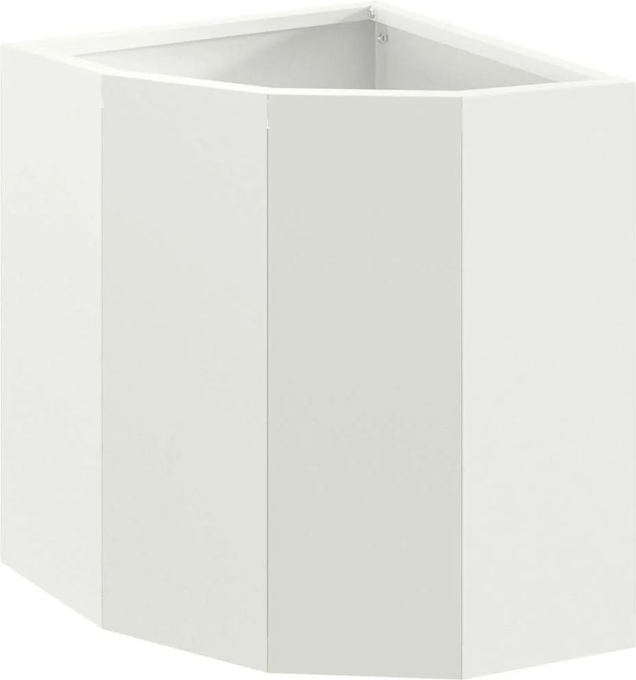 vidaXL Sarok Virágtartó Fehér 30 x 30 x 35 cm Acél