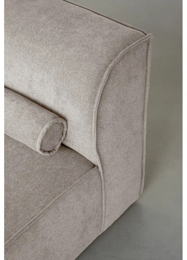 Bézs moduláris heverő (bal oldali) Flex Felix – Miuform