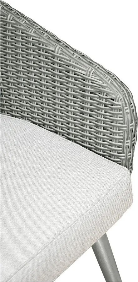 Világosszürke kerti lounge szett Bistro – Unique Furniture