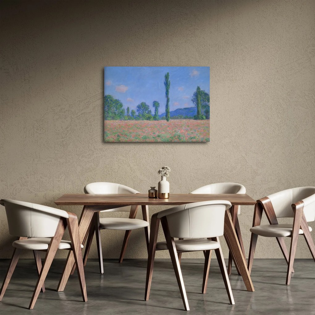 Kép - Claude Monet, Poppy Field (Giverny), reprodukciók (70x50 cm)