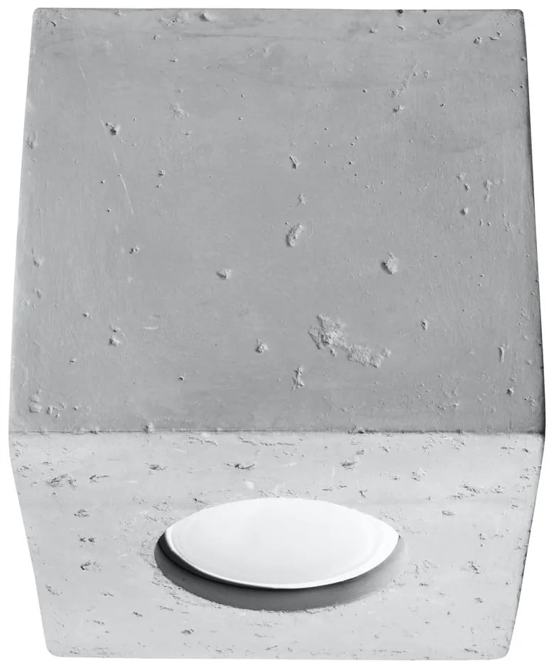 Szürke spotlámpa 10x10 cm Geo – Sollux