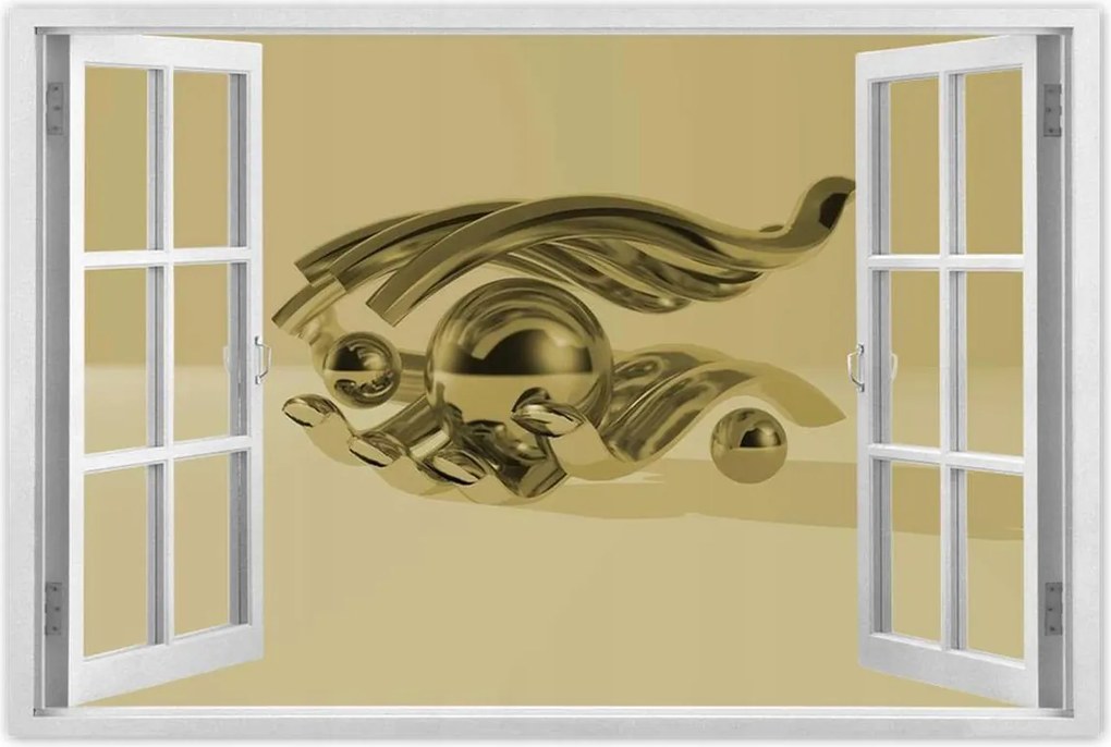 Poszterek 90x60 Szépia gömbök