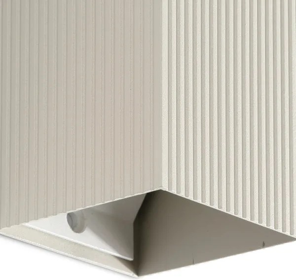 FARO 40536 - Fali lámpa SOLE 1xGU10/8W/230V szürke csipkézett szögletes