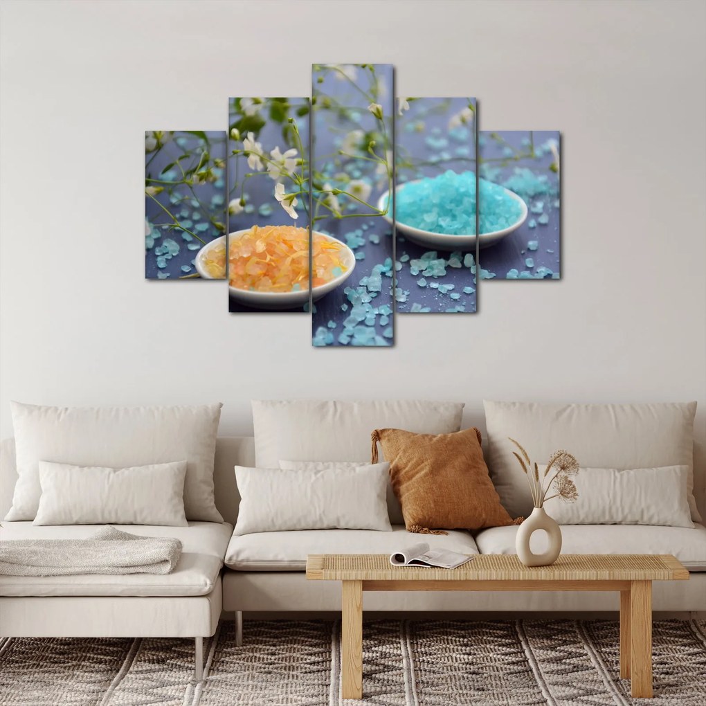 Színes tengeri só képe (150x105 cm)