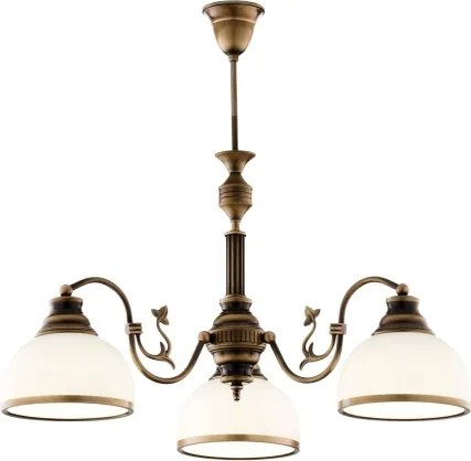 BRILAGI - Rúdcsillár TAURUS 3xE27/15W/230V Ø70 cm bronz