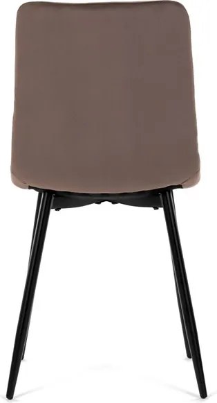 Étkezőszék barna, bársony anyag CT-281 BR4