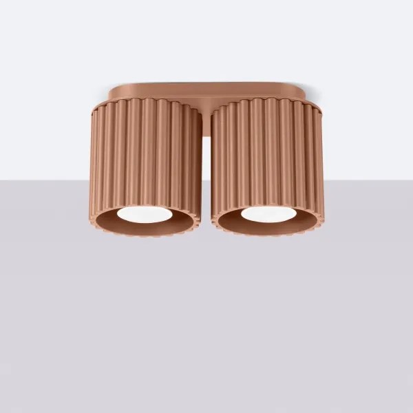 Sollux SL.1805 - AURA spotlámpa 2xGU10/10W/230V barna