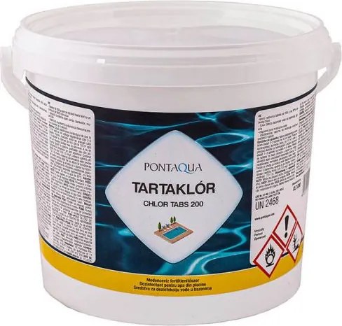 Tartaklór lassan oldódó 200 g-os klórtabletta 3 kg