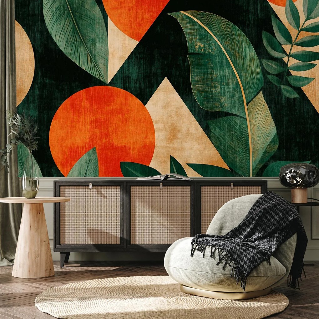 Fotótapéta - Geometrikus természetes minták II. (147x102 cm)