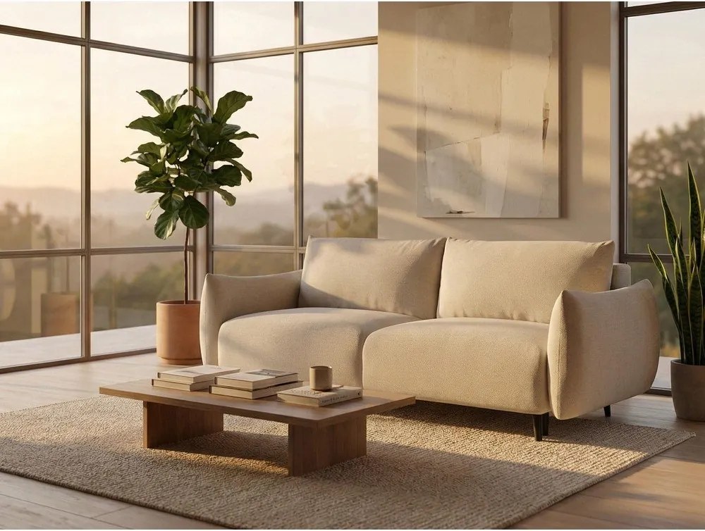 Bézs kanapé 230 cm Malie – Makamii