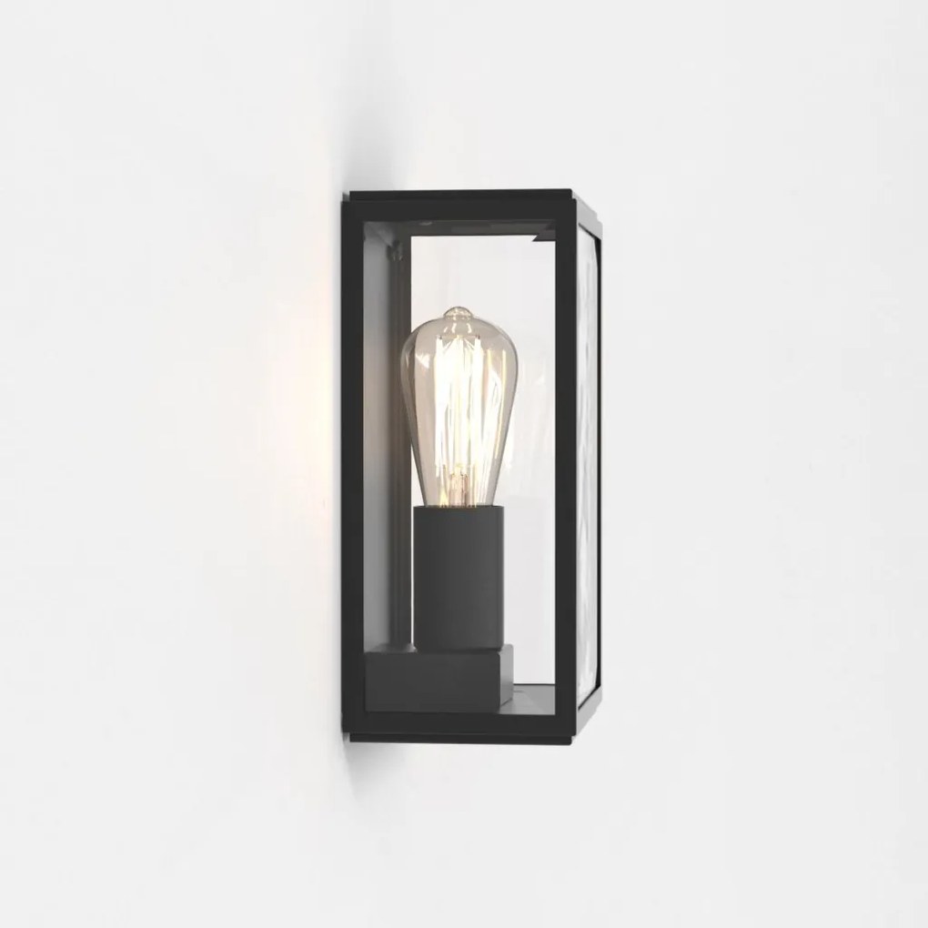 ASTRO LIGHTING 1095041 HOMEFIELD Klasszikus Kültéri Fali Lámpa Fekete Struktúra E27 IP44