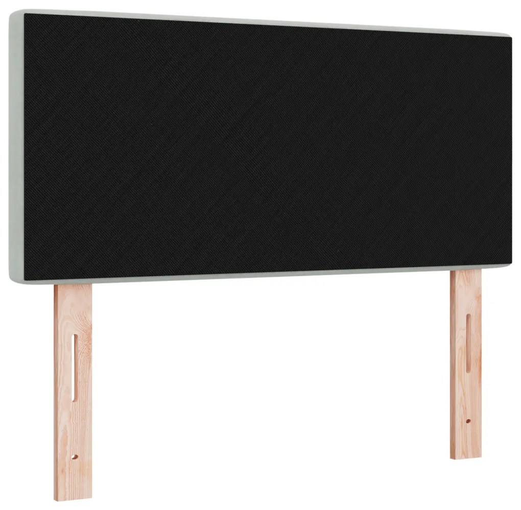 LED Fejvég Kristálygombos Tűzött Világosszürke 90 cm Velúr