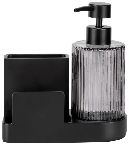 WENKO 54654100 - PINA rendszerező 16x17 cm fekete