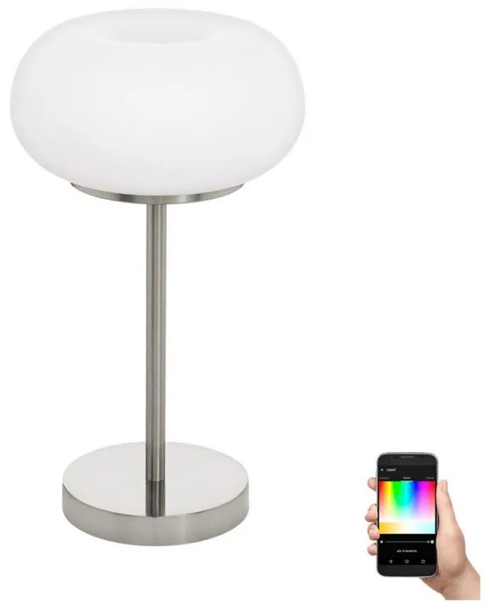 Eglo 98658 - OPTICA-C LED RGB asztali lámpa, 16W, 230V, dimmelhető