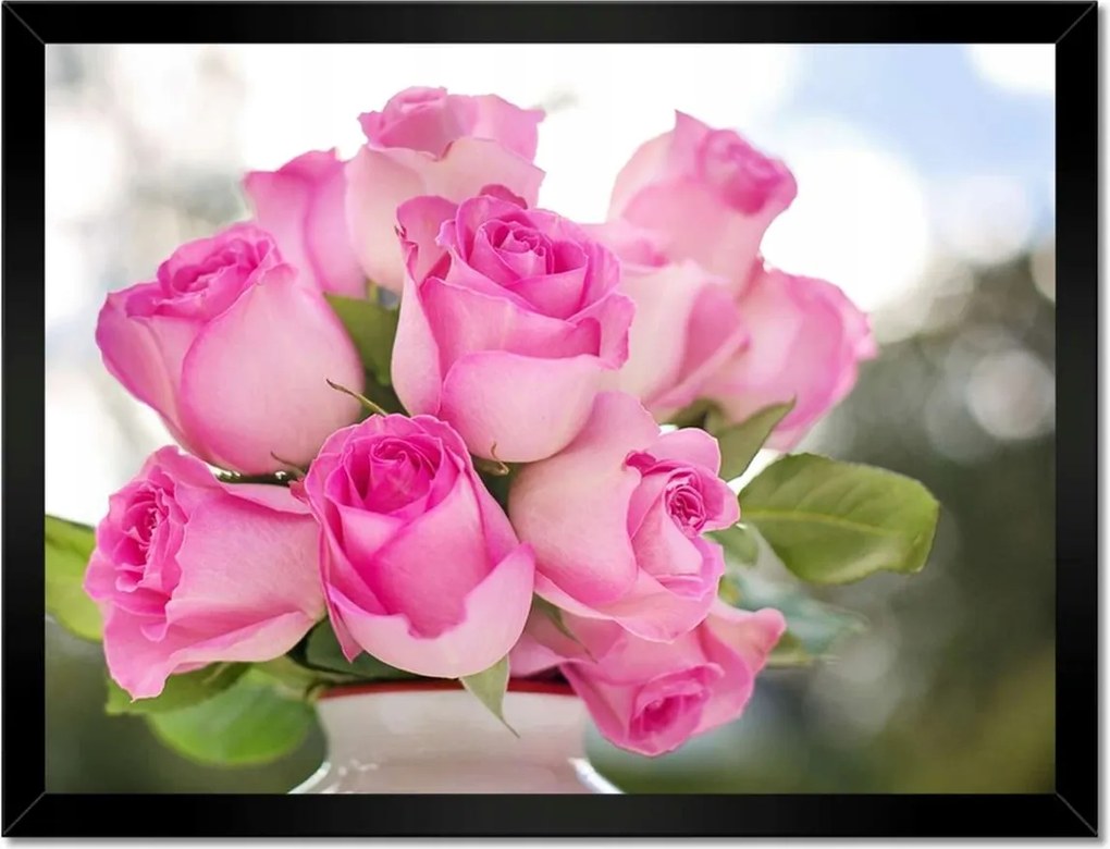 Poszterek keretben 40x30 Nőnap Ajándék Love