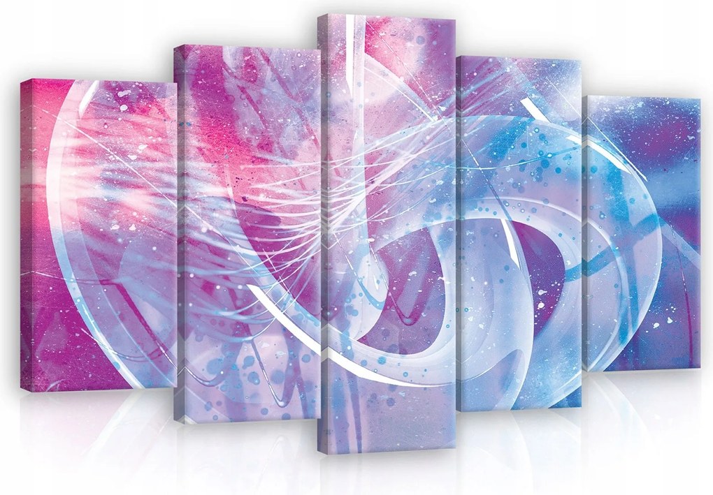 Vászonkép 100x60 Absztrakt energia fény mozgás szín modern művészet