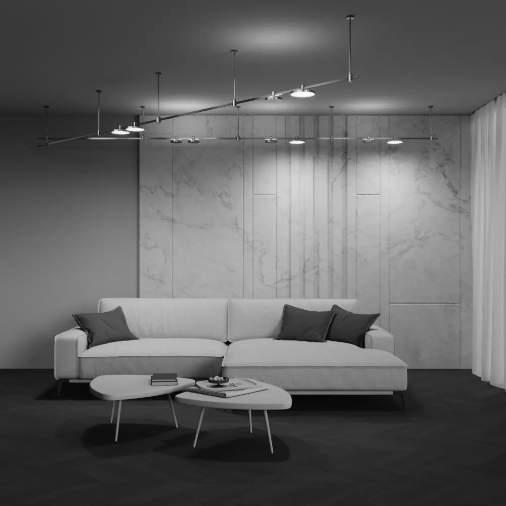 TR153-1-10W2.7K-BS-DE Plato Alumínium Sín lámpafej Sárgaréz Színű LED 10 W 2700 Kelvin 400 Lumen IP20