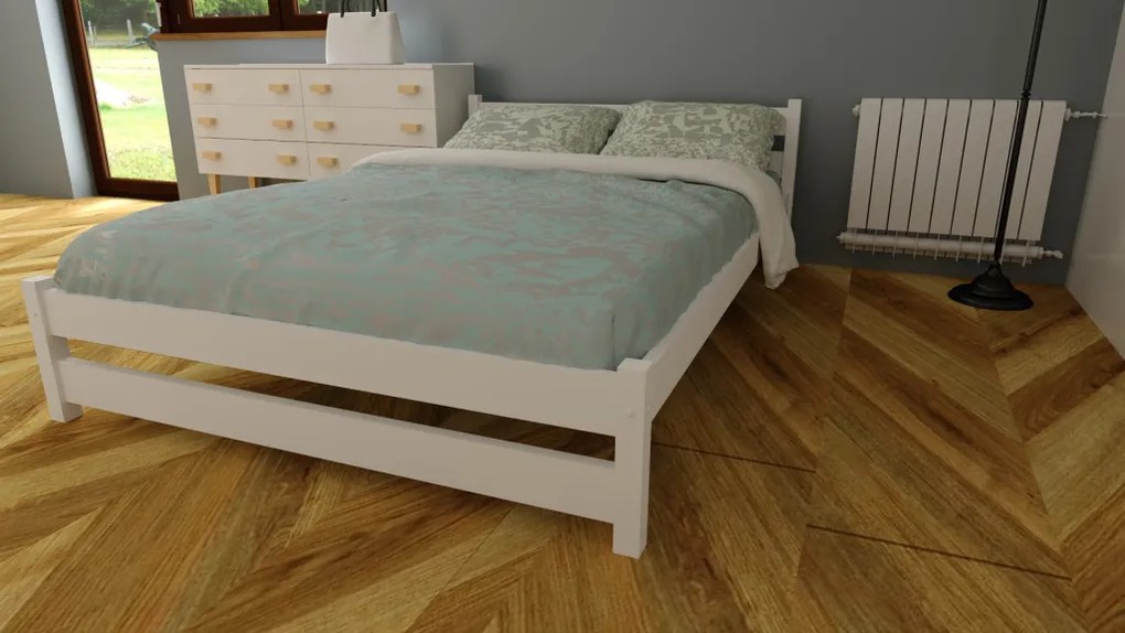 Kamilla Fehér fenyő Gyerekágy 80x180 + ajándék ágyráccsal