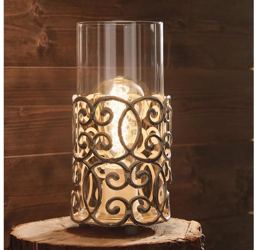 Eglo 49274 - CARDIGAN asztali lámpa 1xE27/60W/230V