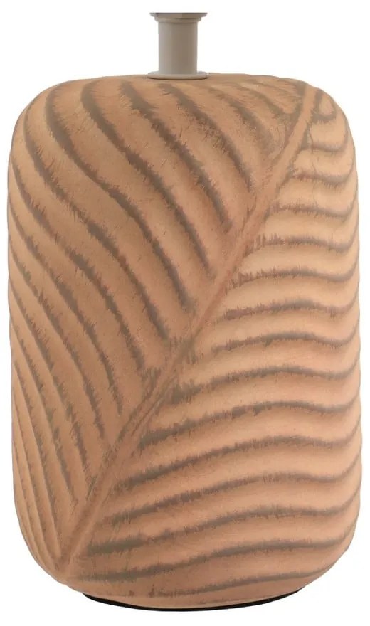 Téglavörös-krémszínű asztali lámpa textil búrával (magasság 39 cm) – Casa Selección