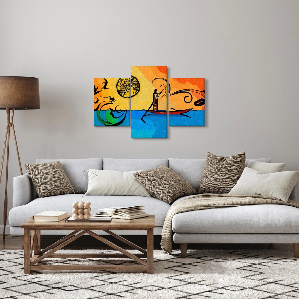 Egy ősi festmény képe (90x60 cm)