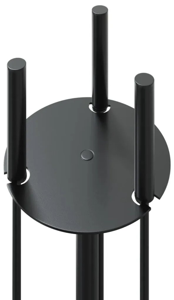 4 darabos kandallószerszám-készlet 22 x 59 cm acél