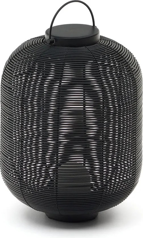 Fekete LED szabályozható asztali lámpa (magasság 37 cm) Saranella – Kave Home