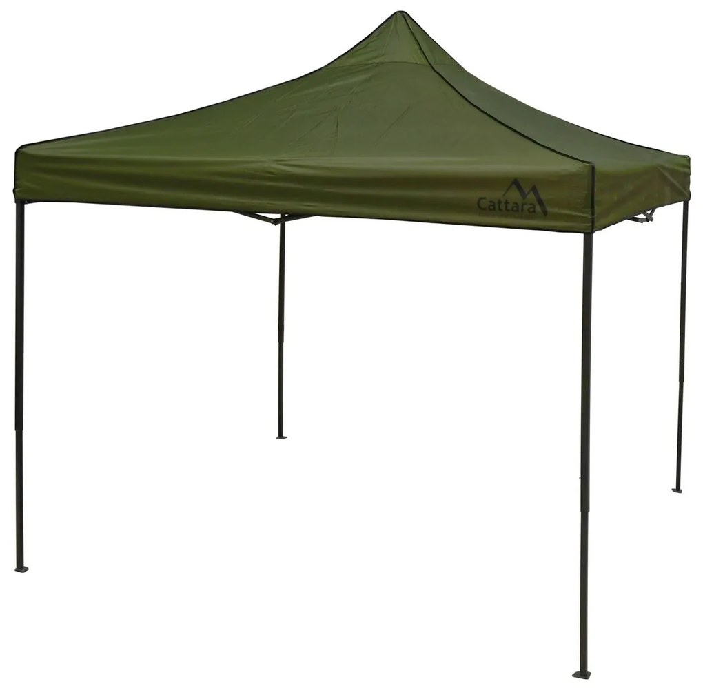 Cattara 13338 Kerti pavilon Waterproof zöld , 3 x 3 m, M