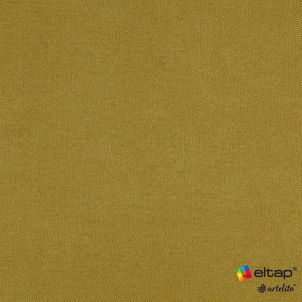 Sárga zsenília kinyitható-tárolóhelyes kanapé 155 cm Laine – ELTAP