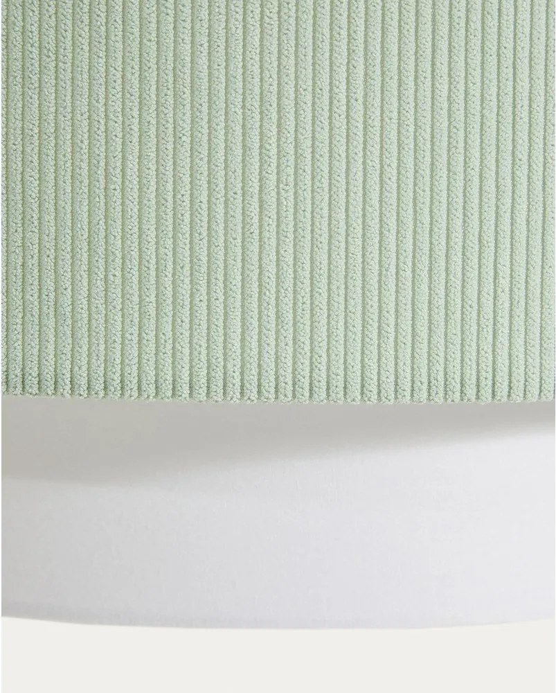 Fehér-türkiz gyerek függőlámpa textil búrával Bianella – Kave Home