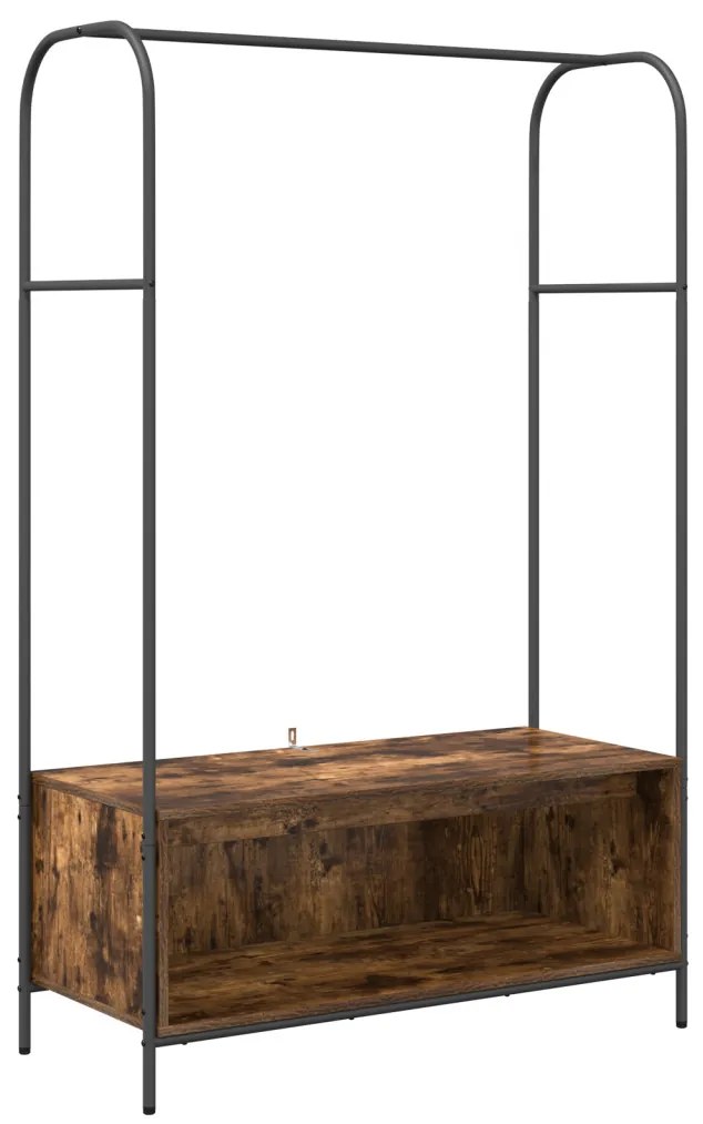 Ruhatartó füstölt tölgy 100x44x160 cm