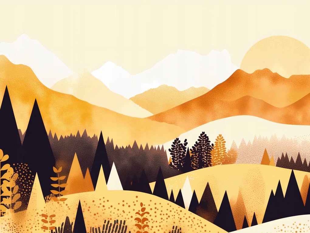 Poszter 100x75cm Arany Nyugat virágzásban