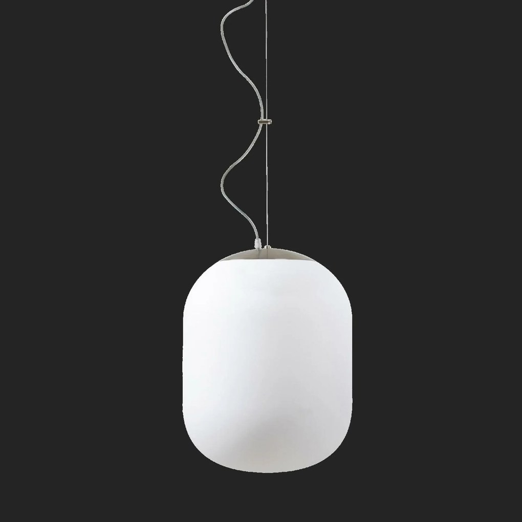 Osmont 62376 Tania L2 Hp függesztett üveglámpa rozsdamentes acél csiszolt fehér Ip