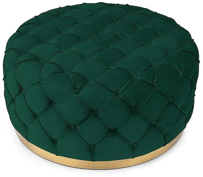 Mira Velvet Puff zöld