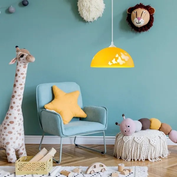 Gyerek csillár zsinóron 1xE27/60W/230V