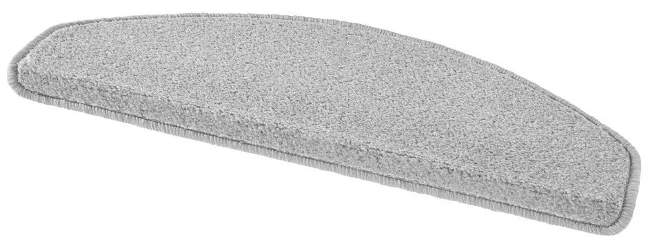 Szürke öntapadós lépcsőszőnyeg szett 15 db-os 23x65 cm Fancy – Hanse Home