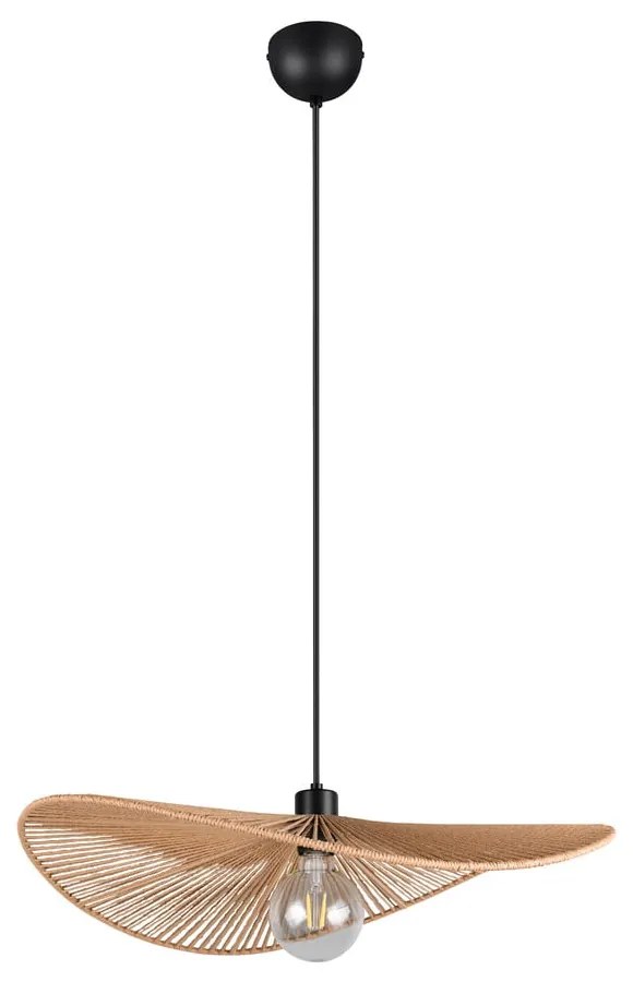 Matt fekete függőlámpa ø 58 cm Laurine – Trio