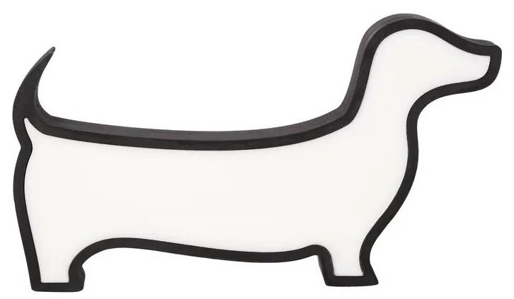 LED gyermek asztali lámpa DOG LED/12W/230V fekete