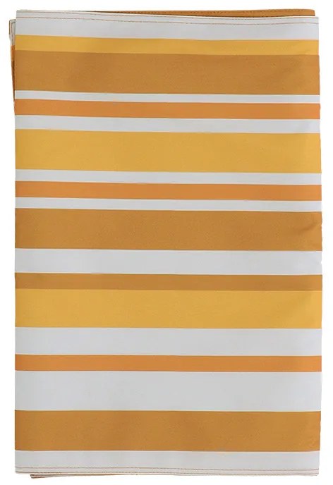Pamut asztali futó, narancssárga csíkos, 40 x 220 cm