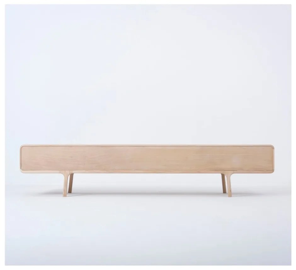 Fawn tömör tölgyfa TV állvány 3 fiókkal - Gazzda