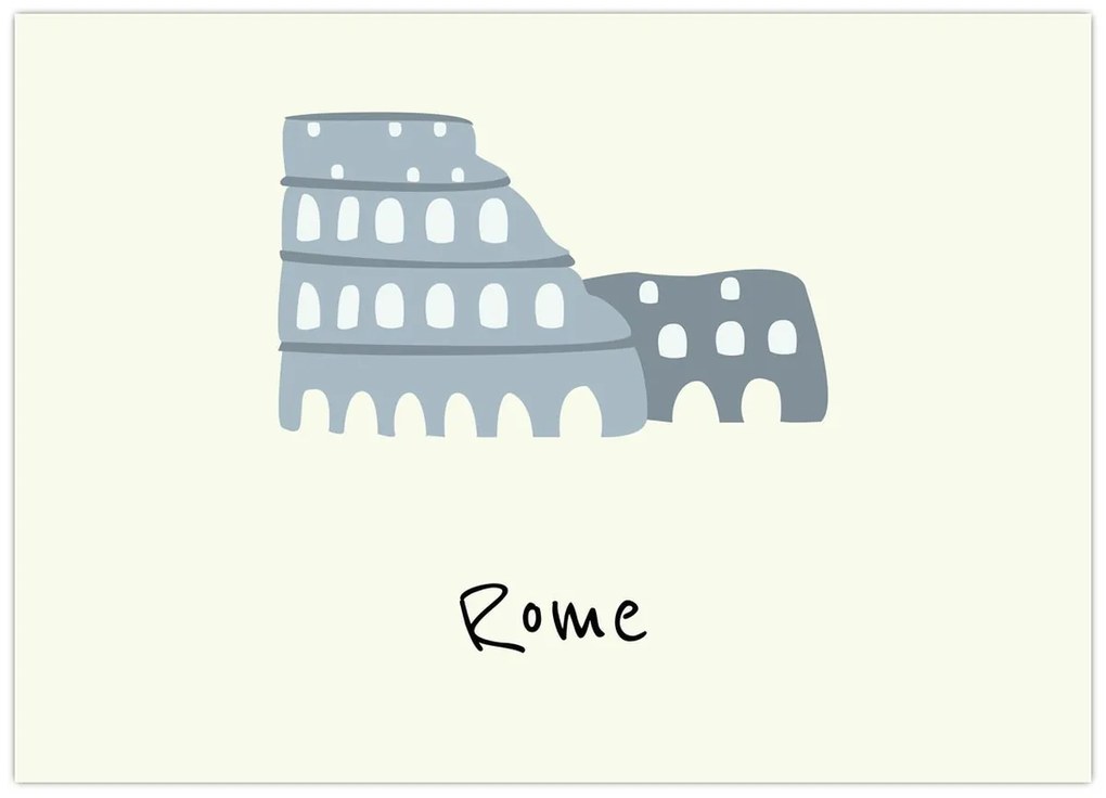 Üveg kép - Európa városai N⁰2 (70x50 cm)