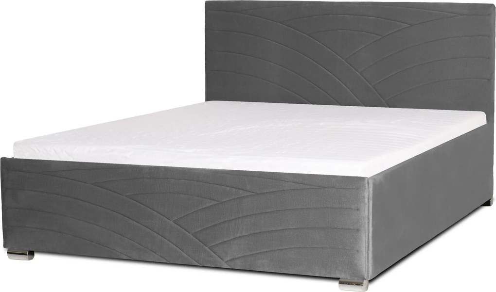 DIDI ágy 140x200 cm Sötétkék Matrac nélkül