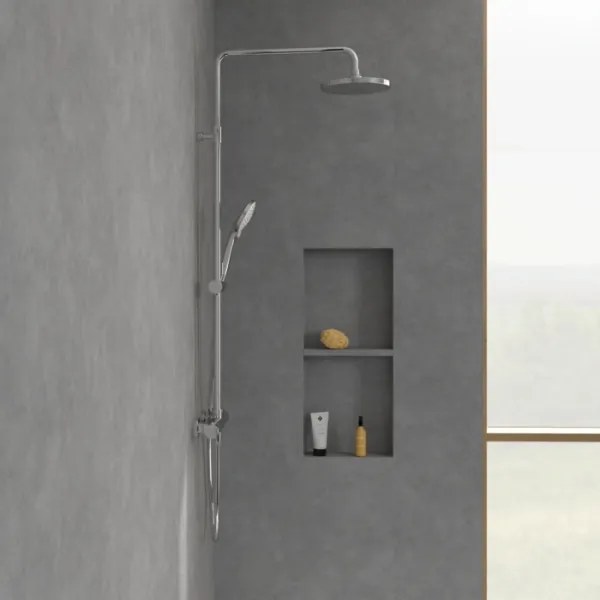 Villeroy & Boch TVS10900200061 - UNIVERSAL zuhanyszett csapteleppel, fényes króm