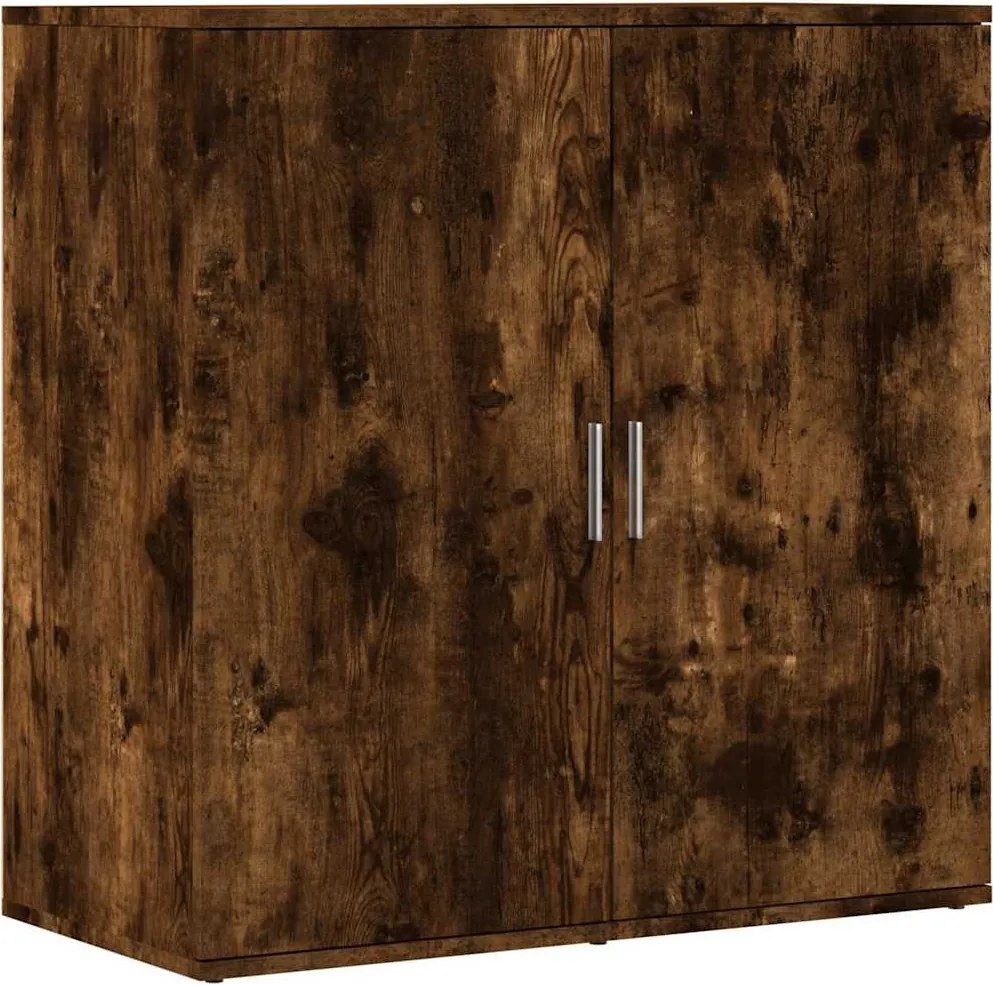 vidaXL füstös tölgy színű szerelt fa tálalószekrény 79 x 38 x 80 cm