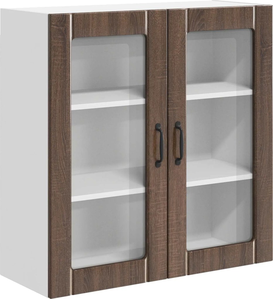 vidaXL Konyhaszekrény Barna Tölgy 80 x 31 x 80 cm Faanyag
