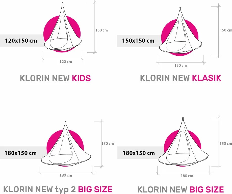 Lógó hintaszék, zöld, KLORIN NEW BIG SIZE