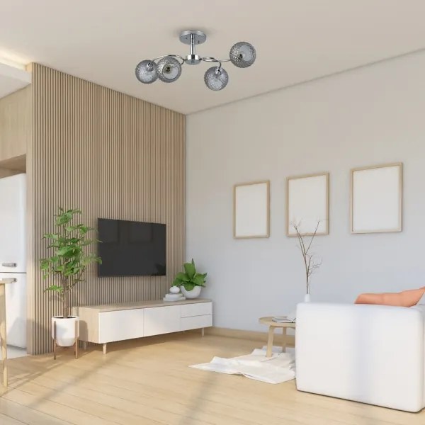 Felületre szerelhető csillár OAKLAND 4xE27/60W/230V