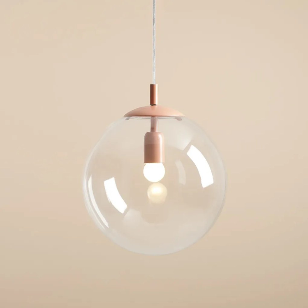 ALDEX 562G11 GLOBE Modern Függesztett Lámpa Korall E27 IP20